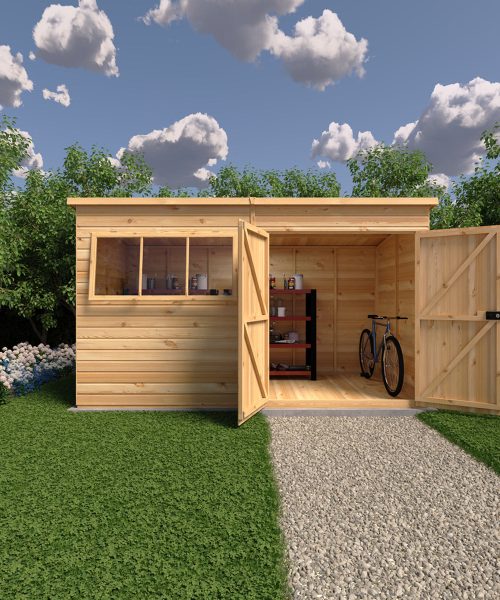 Shire Ranger 12ft x 6ft Pent Shiplap Shed