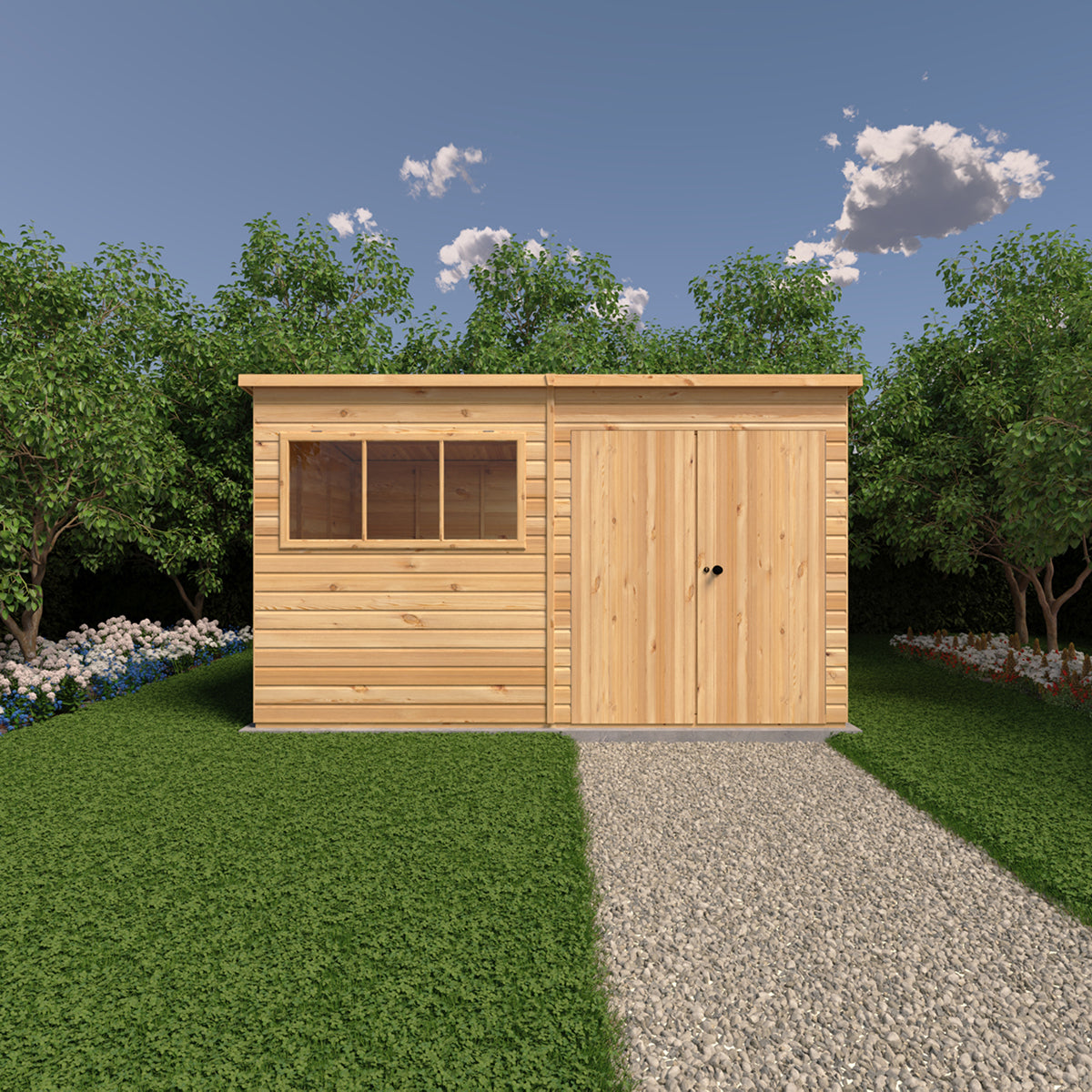 Shire Ranger 12ft x 8ft Pent Shiplap Shed - Image 5