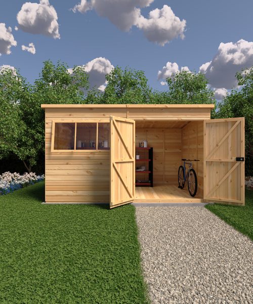 Shire Ranger 12ft x 8ft Pent Shiplap Shed