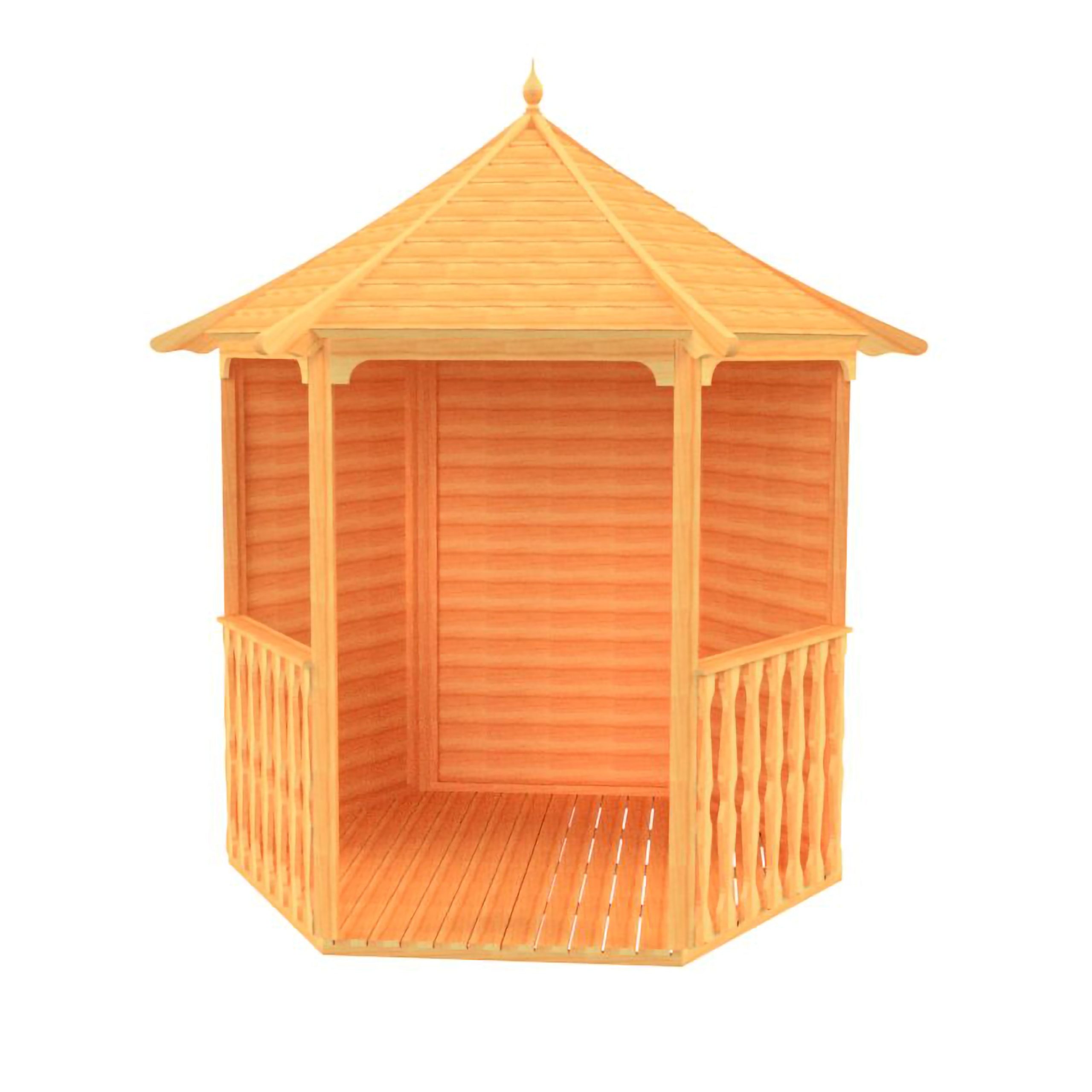 Shire 6ft x 7ft Summerhouse Arbour - Image 6