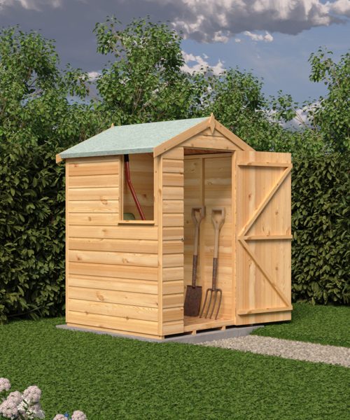 Shire Shetland 4ft x 4ft Shiplap Apex NEW SIZE