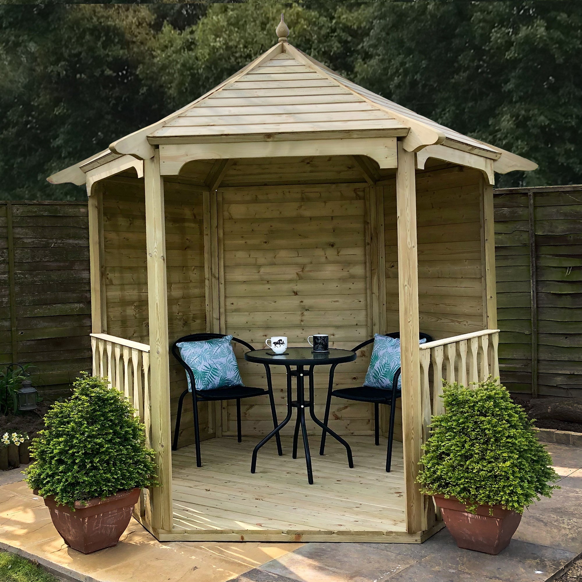 Shire 6ft x 7ft Summerhouse Arbour - Image 2