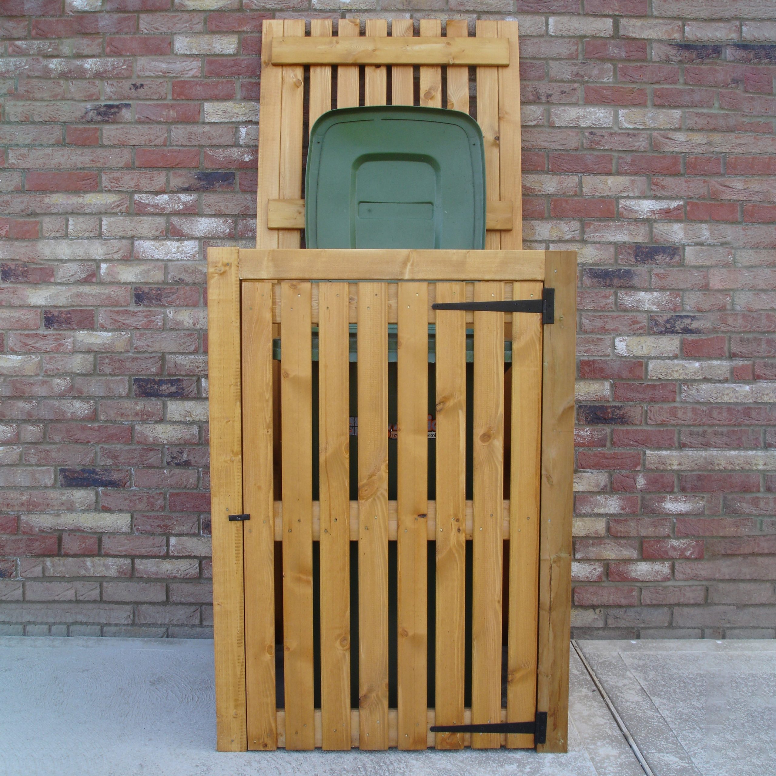 Shire Single 3ft x 3ft Wheelie Bin Store - Image 3