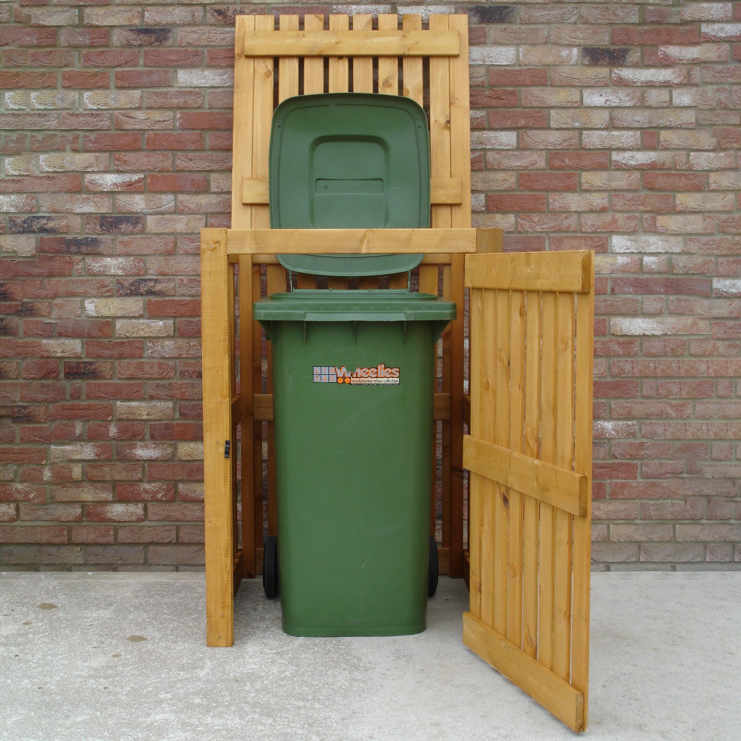 Shire Single 3ft x 3ft Wheelie Bin Store - Image 2