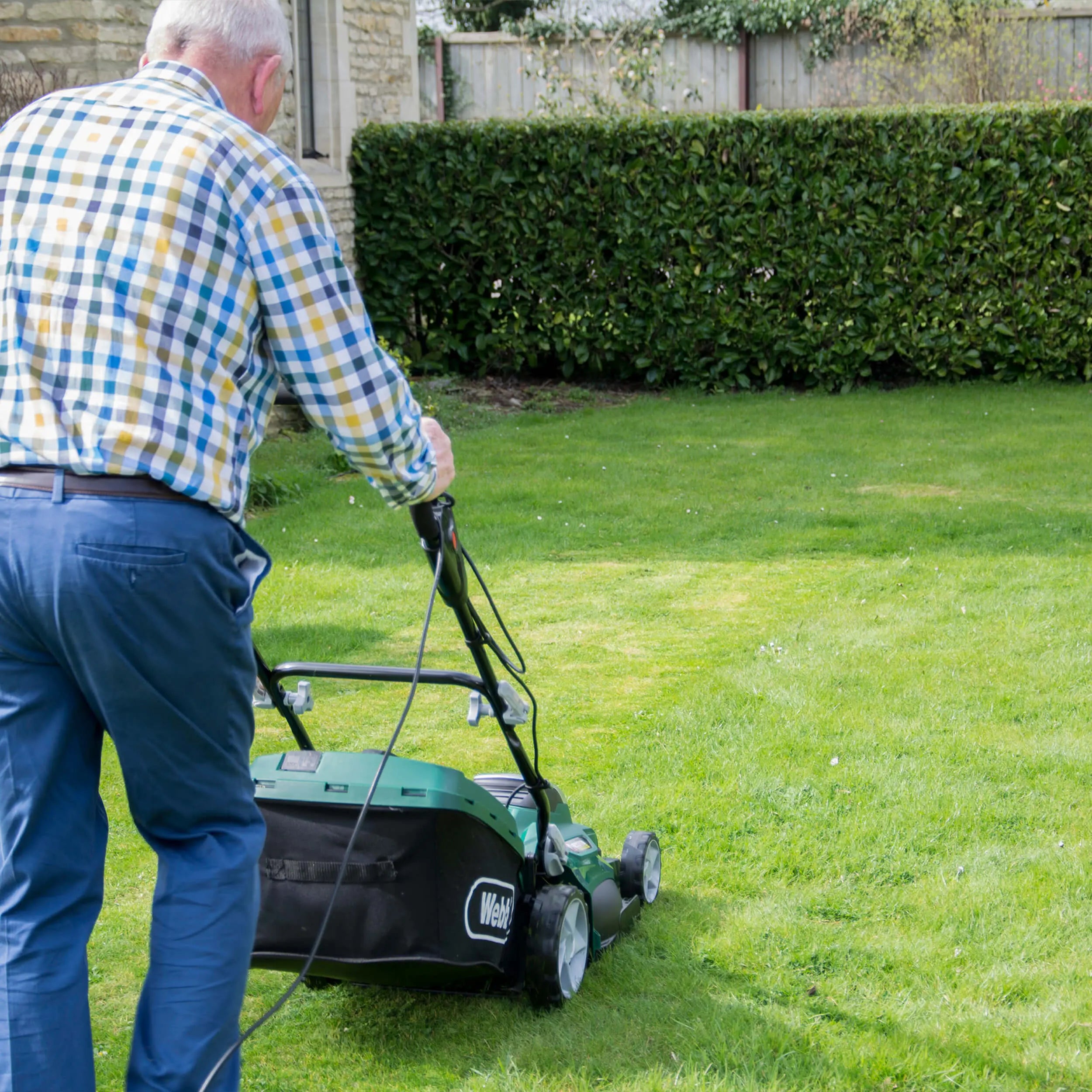 Webb Classic 40cm (16") Electric Rotary Lawnmower - Image 9