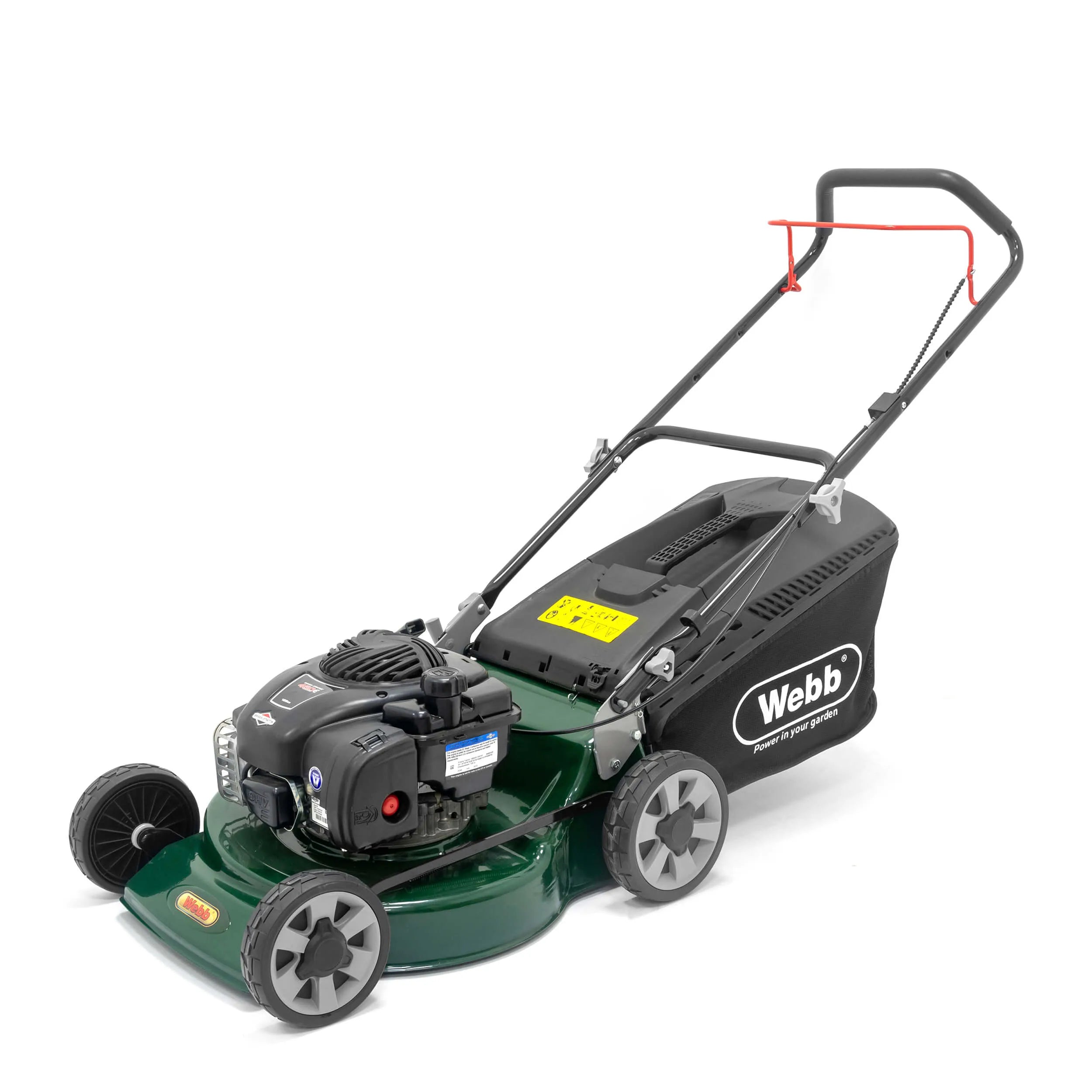 Webb Supreme 46cm (18") Petrol Rotary Lawnmower (Briggs & Stratton Engine) - Image 6