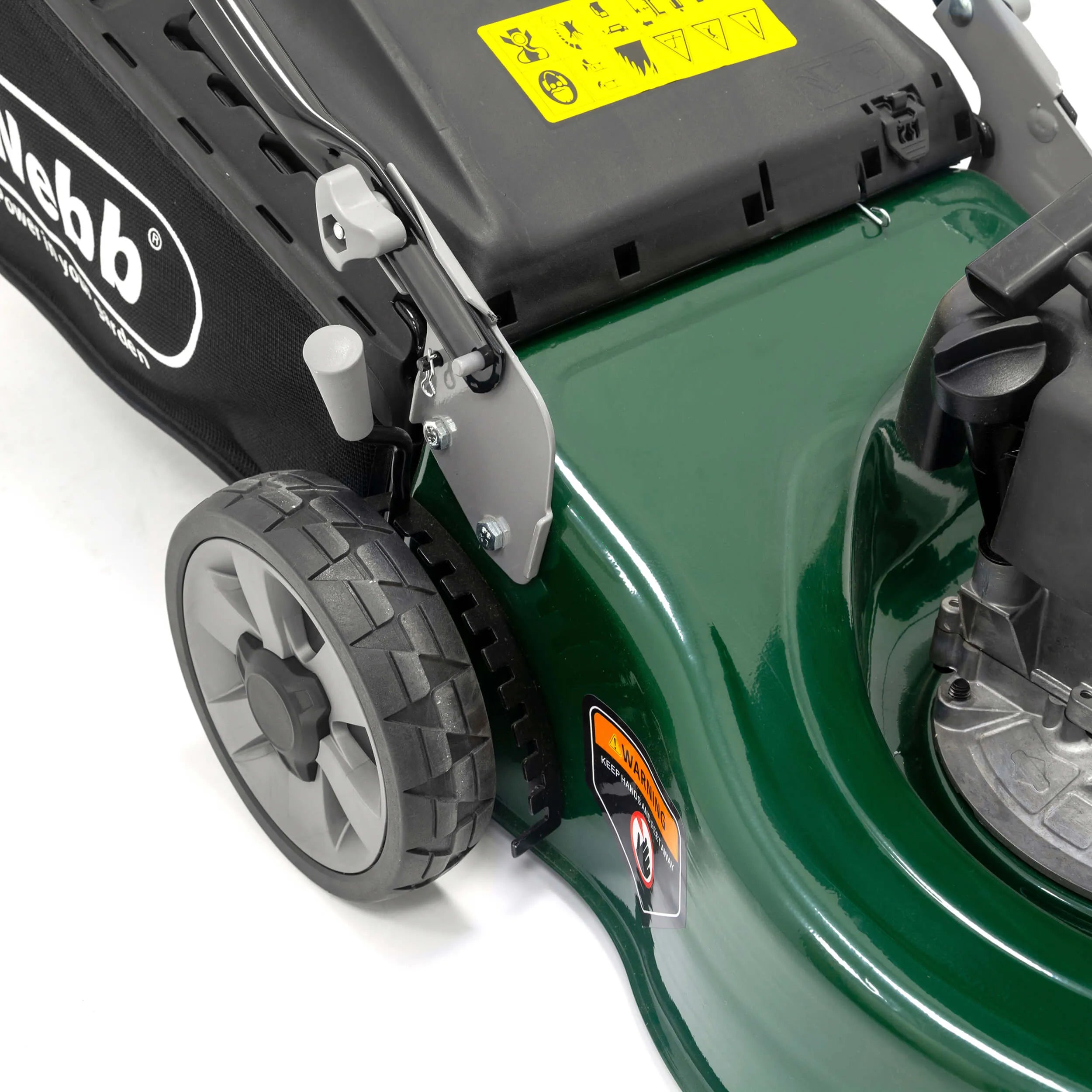 Webb Supreme 46cm (18") Petrol Rotary Lawnmower (Briggs & Stratton Engine) - Image 4