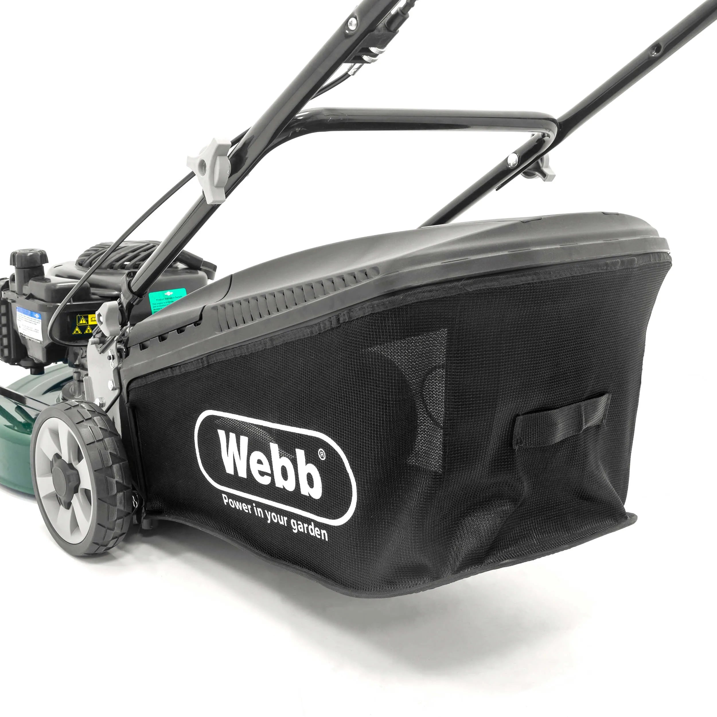 Webb Supreme 46cm (18") Petrol Rotary Lawnmower (Briggs & Stratton Engine) - Image 5