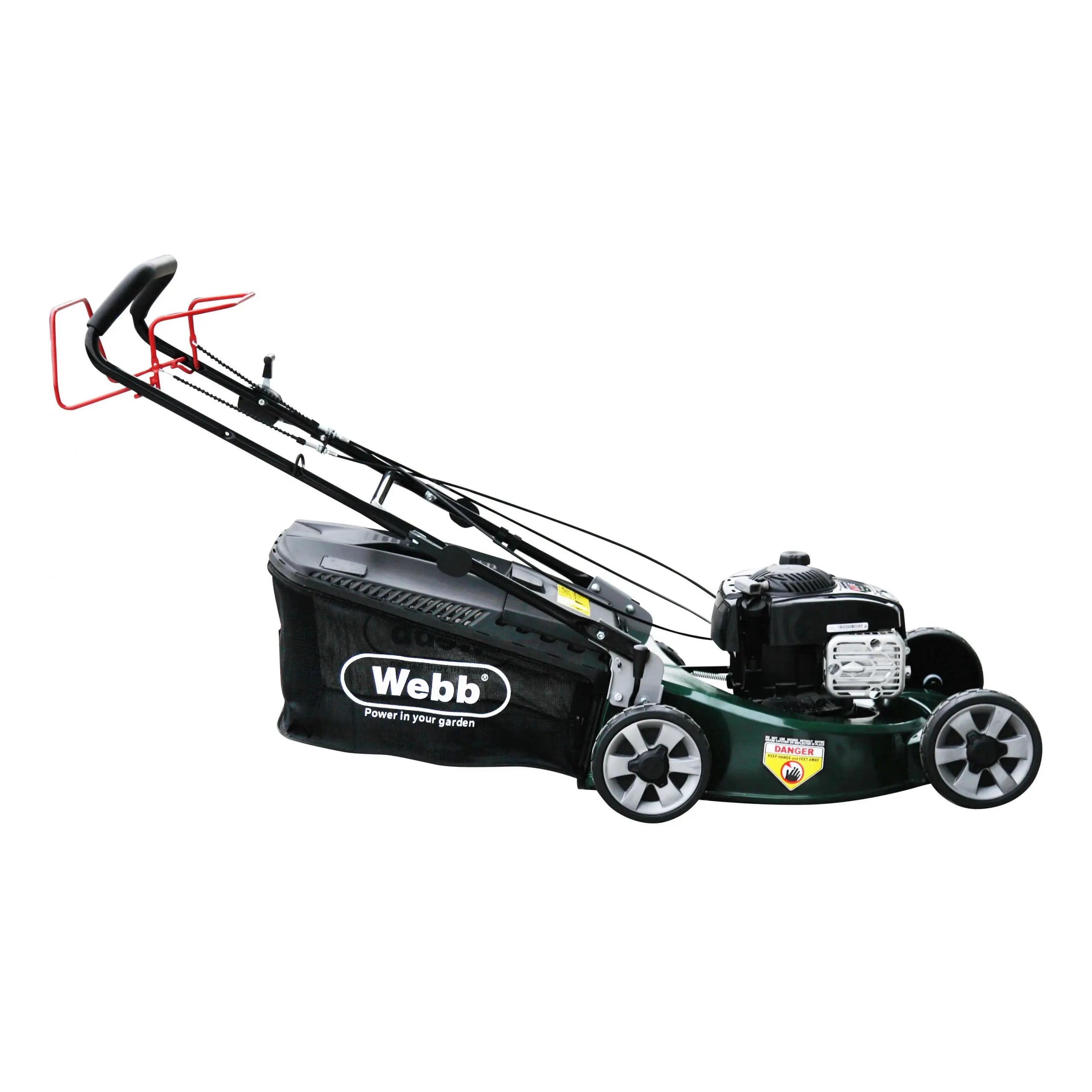 Webb 48cm (19") Alloy Deck Disc Bladed Self Propelled Petrol Rotary Lawnmower (Briggs & Stratton Engine) - Image 4