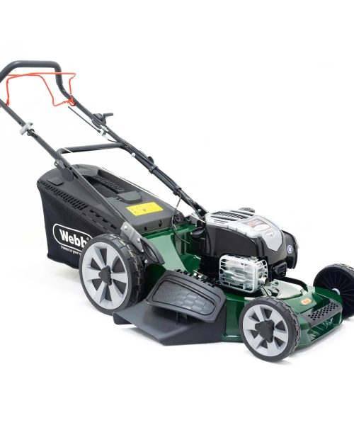 Webb 53cm (21") Alloy Deck Disc Bladed Self Propelled Petrol Rotary Lawnmower (Briggs & Stratton Engine)