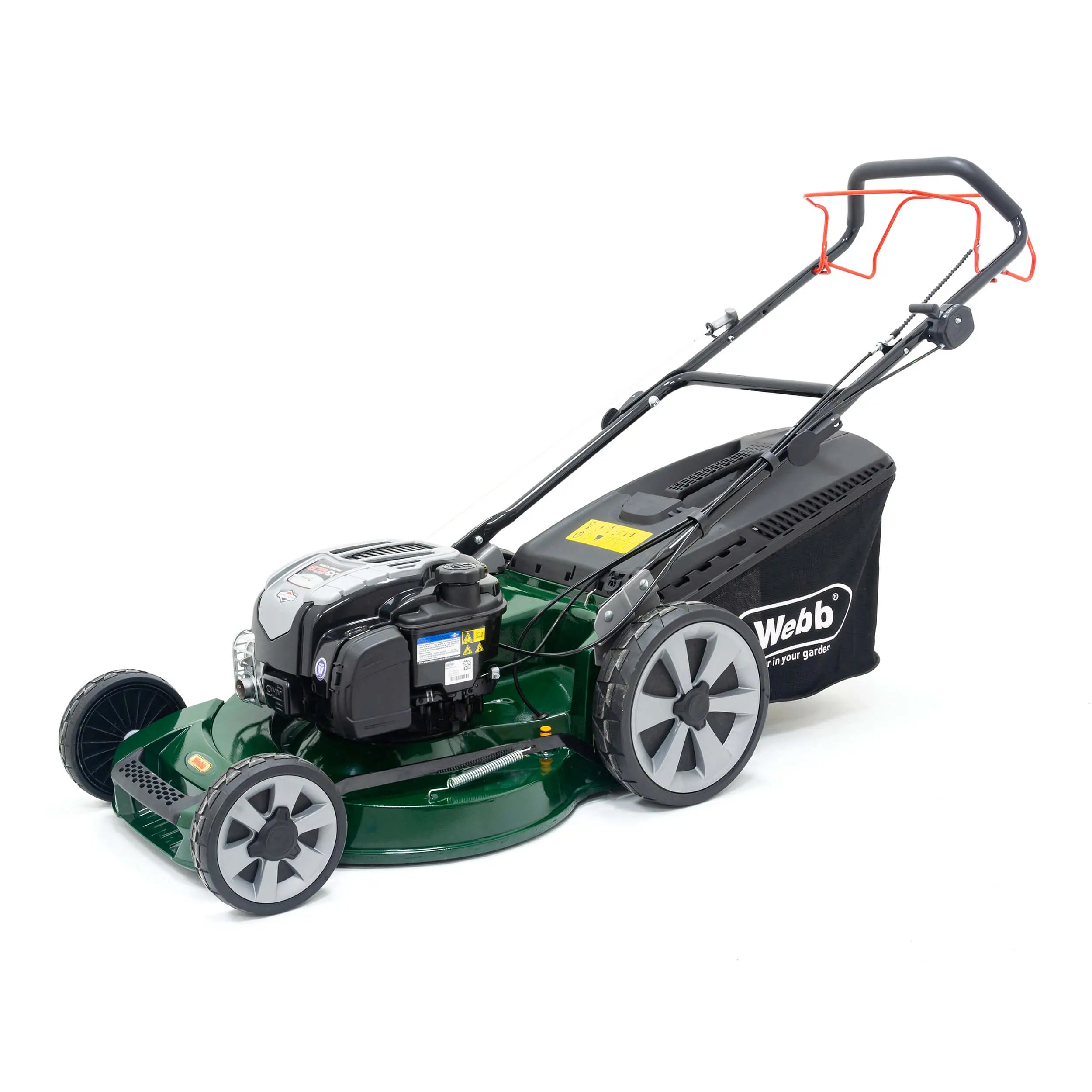 Webb 53cm (21") Alloy Deck Disc Bladed Self Propelled Petrol Rotary Lawnmower (Briggs & Stratton Engine) - Image 2