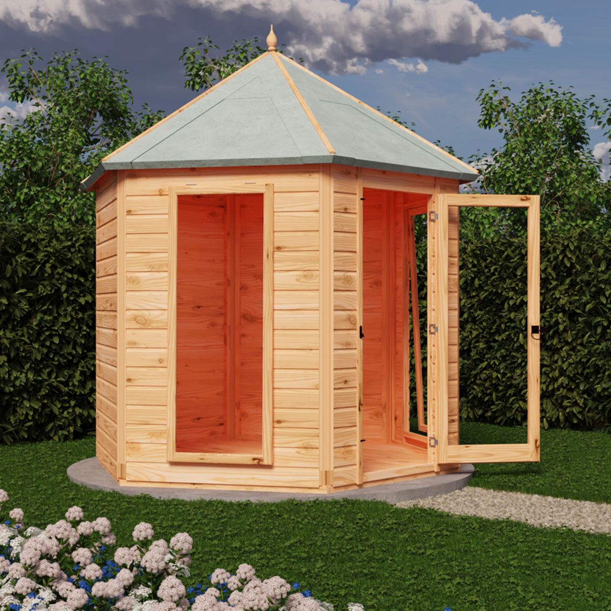 Shire Welburn 8ft x 7ft Summerhouse - Image 5