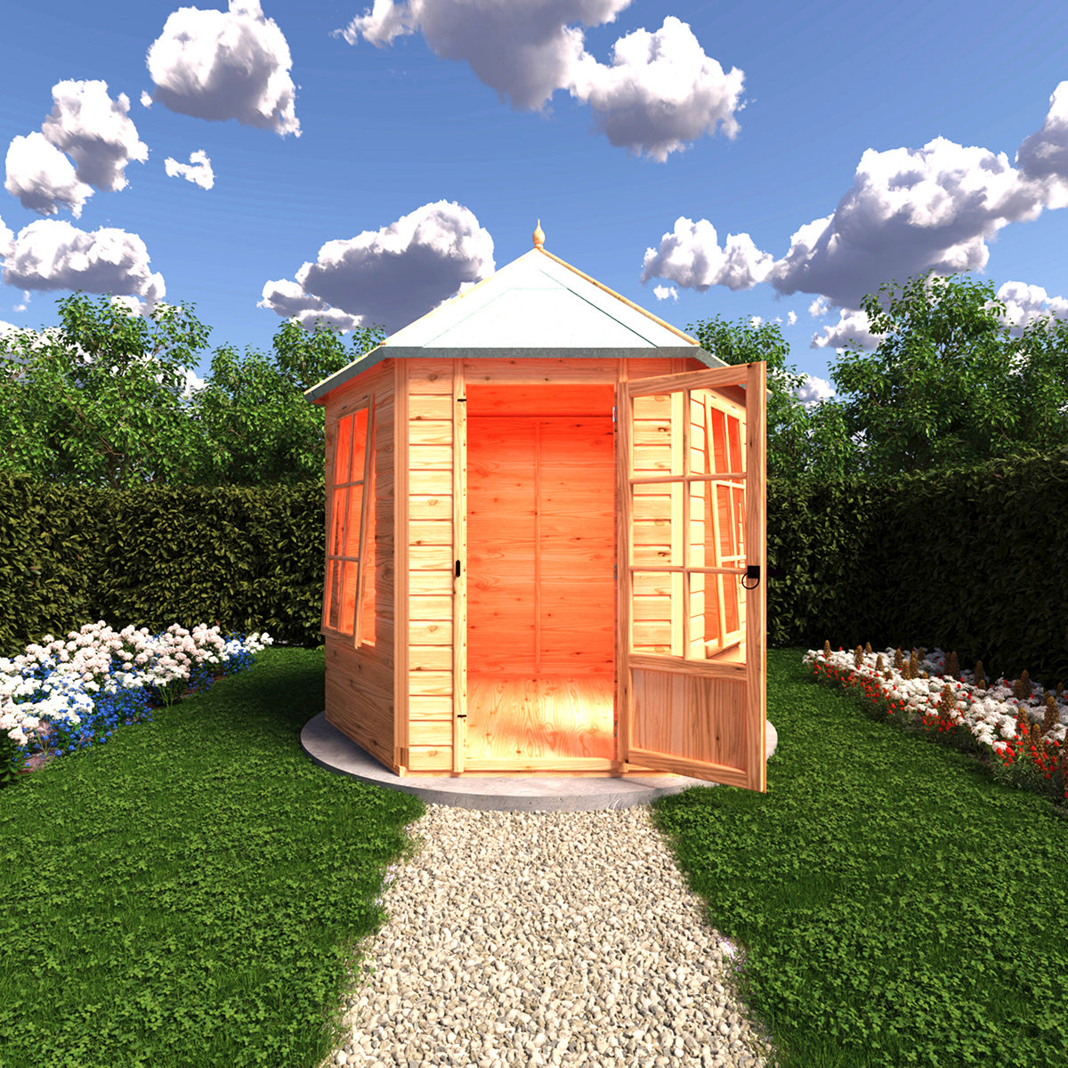 Shire Welwick 8ft x 7ft Summerhouse - Image 4