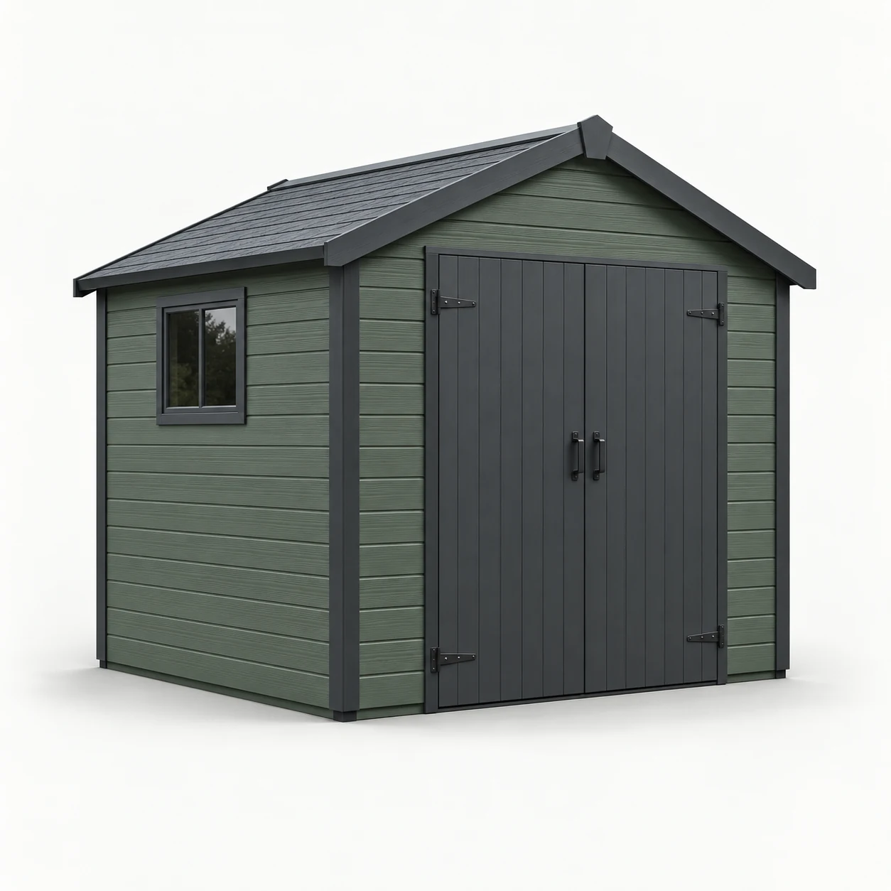 A modern garden shed