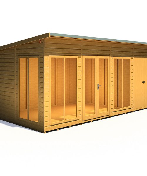 Shire Lela 16ft x 8ft Summerhouse with Storage