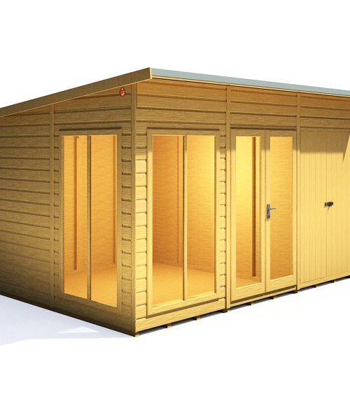 Shire Lela 12ft x 8ft Summerhouse with Storage